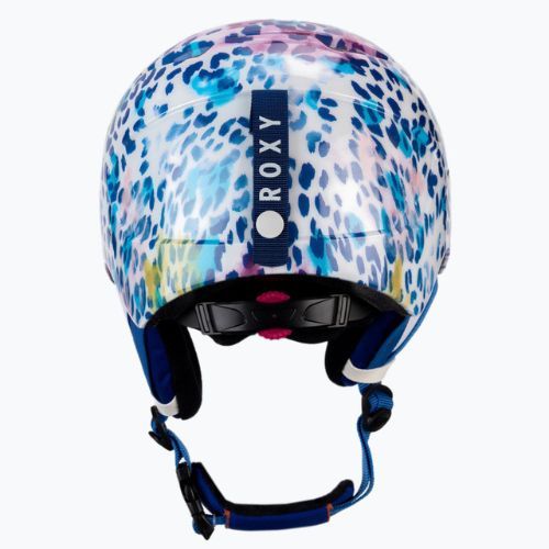 Casco da snowboard per bambini ROXY Slush Girl bianco brillante leopold