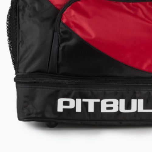 Pitbull West Coast Big Duffle Bag Logo Pitbull Sports 100 l nero/rosso
