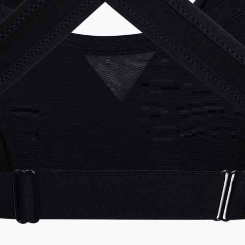 Reggiseno Nike Swoosh nero/bianco per il fitness e l'allattamento