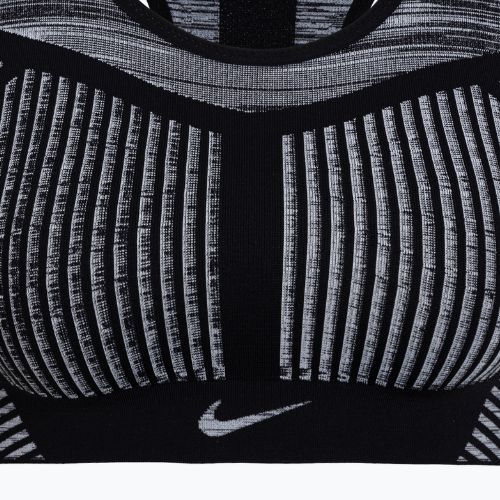 Reggiseno Nike Fe/Nom Flyknit nero/bianco per il fitness