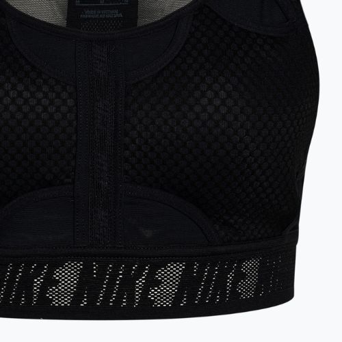 Reggiseno fitness Nike Swoosh UltraBreathe nero/grigio fumo scuro