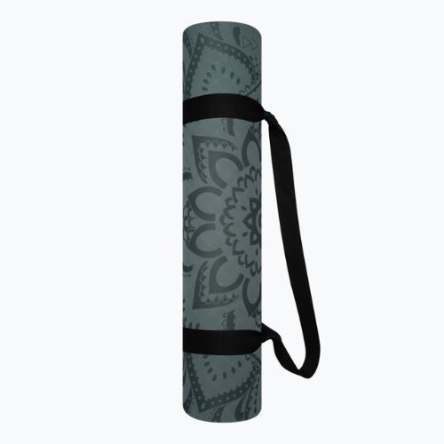 Yoga Design Lab Flow Pure 6 mm mandala charcoal yoga mat