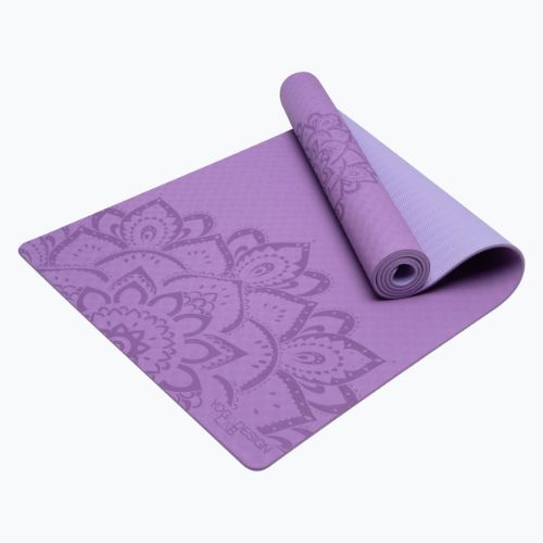 Yoga Design Lab Flow Pure 6 mm mandala lavanda tappetino yoga