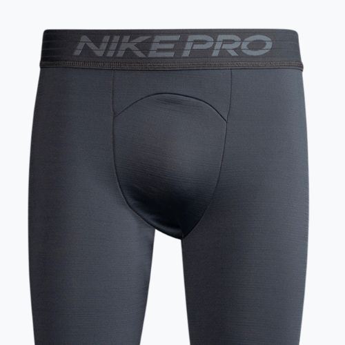 Leggings da uomo Nike Pro Warm Tight grigio ferro/grigio ferro/nero