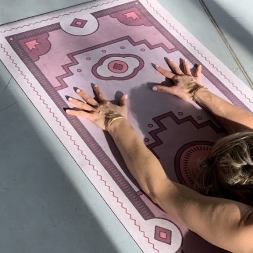 Moonholi tappetino yoga PERSIANA 3 mm rosa SKU-119