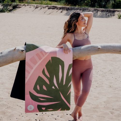 Moonhola TROPICANA TRAVEL tappetino yoga 1,5 mm rosa SKU-120