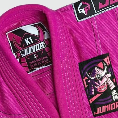 GI per bambini Brazilian jiu-jitsu Ground Game Junior 3.0 rosa