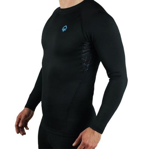 Ground Game Athletic 3.0 rashguard a maniche lunghe da uomo nero