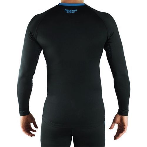 Ground Game Athletic 3.0 rashguard a maniche lunghe da uomo nero