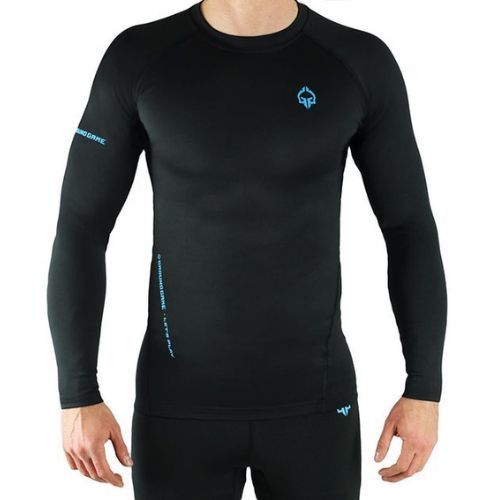 Ground Game Athletic 3.0 rashguard a maniche lunghe da uomo nero
