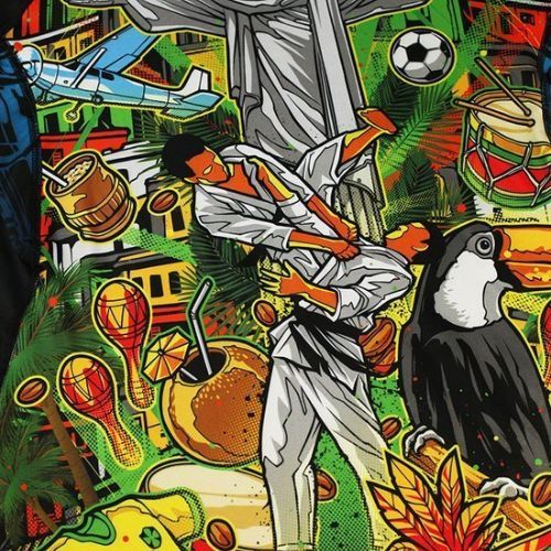 Tuta a maniche lunghe Ground Game Brasil da uomo