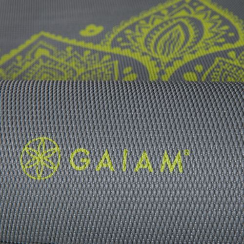 Gaiam Citron tappetino yoga Meridiana 6 mm grigio 61333