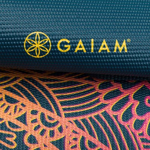 Gaiam tappetino yoga Vivid Zest 4 mm blu navy 63414