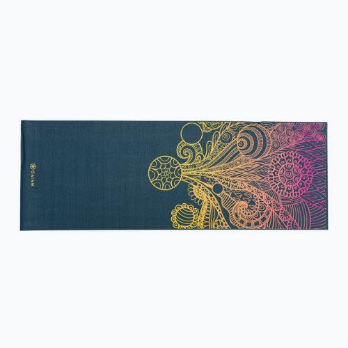 Gaiam tappetino yoga Vivid Zest 4 mm blu navy 63414