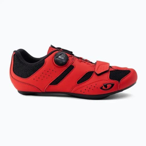Scarpe da strada da uomo Giro Savix II rosso brillante