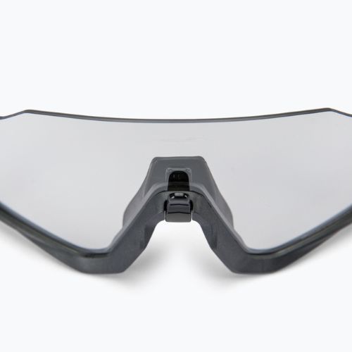 Occhiali da sole Oakley Flight Jacket acciaio/chiaro/nero fotocromatico