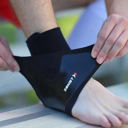 Zamst Filmista Ankle Stabilizzatore di caviglia sinistro nero