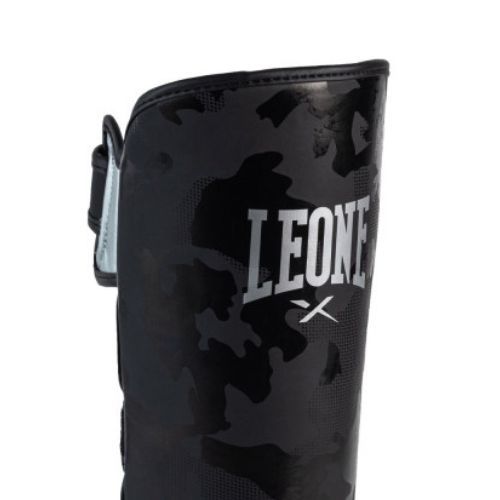 Protezioni tibia LEONE 1947 Camoblack nero