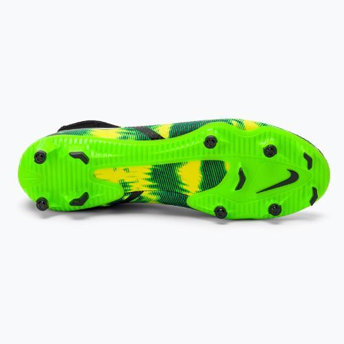 Scarpe da calcio da uomo Nike Phantom GT2 Academy DF SW FG/MG nero/metallico platino/verde strike