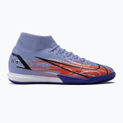 Scarpe da calcio da uomo Nike Superfly 8 Academy KM IC luce di cardo/argento metallico