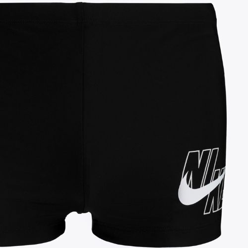 Boxer da bagno Nike Logo Aquashort Uomo nero