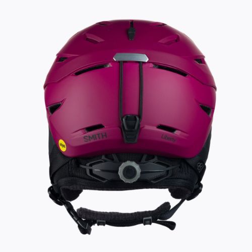 Casco da sci da donna Smith Liberty MIPS merlot opaco