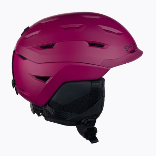 Casco da sci da donna Smith Liberty MIPS merlot opaco