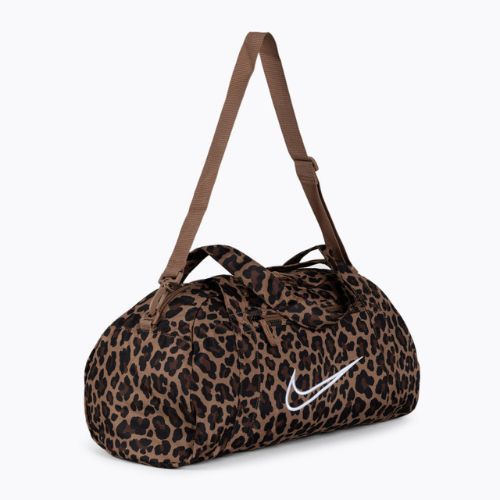 Borsa da allenamento donna Nike Gym Club 24 l archaeo marrone/nero/bianco