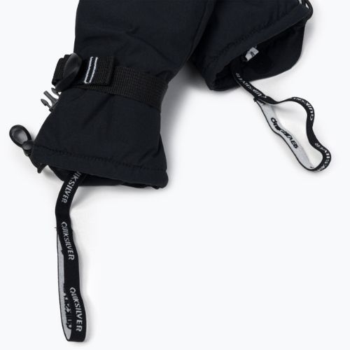 Quiksilver Mission J true black guanti da snowboard per bambini