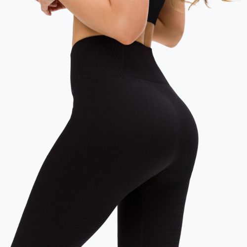 Leggings da allenamento da donna Gym Glamour Seamless nero