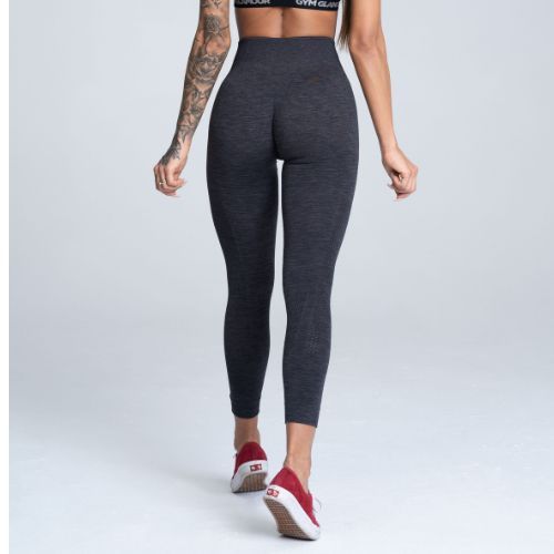 Leggings da allenamento da donna Gym Glamour senza cuciture navy ombreggiate