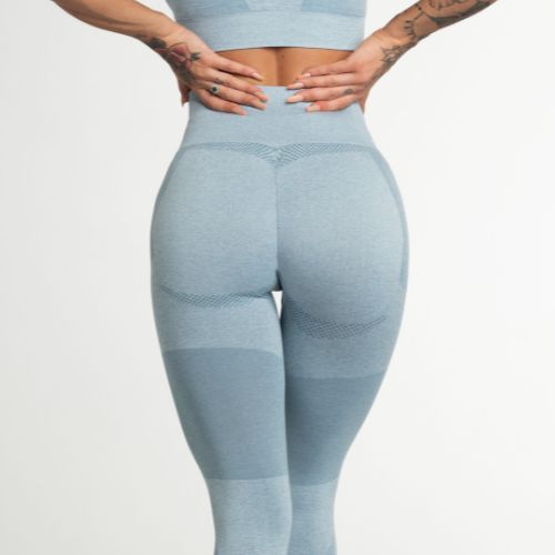 Leggings da allenamento da donna Gym Glamour Fusion blu
