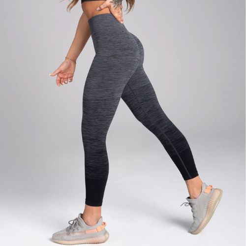 Leggings da allenamento da donna Gym Glamour Ombre grigio