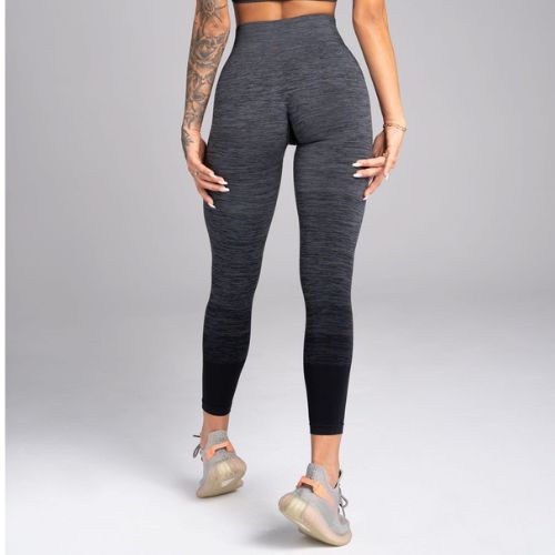 Leggings da allenamento da donna Gym Glamour Ombre grigio