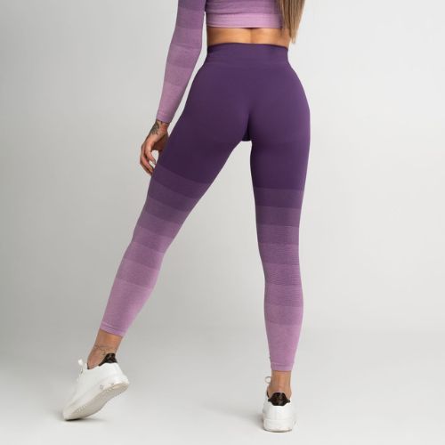 Leggings da allenamento da donna Gym Glamour Ombre violet