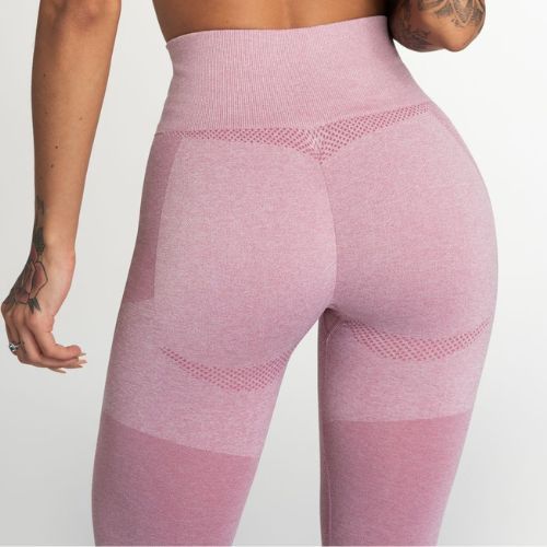 Leggings da allenamento donna Gym Glamour Fusion rosa