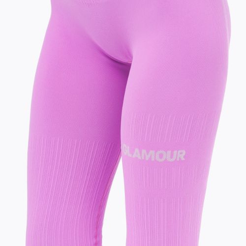 Leggings da allenamento da donna Gym Glamour Push Up rosa
