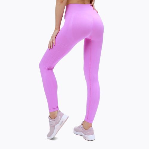 Leggings da allenamento da donna Gym Glamour Push Up rosa