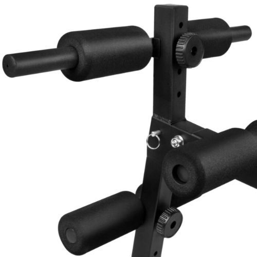 Panca obliqua Spokey Spartan + Manubri 2 x 1,5 kg nero 84623