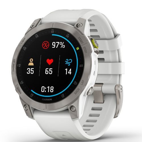 Garmin Epix 2 Sapphire HRM Elevate Ox orologio bianco 010-02582-21