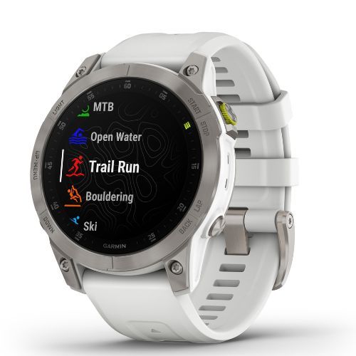 Garmin Epix 2 Sapphire HRM Elevate Ox orologio bianco 010-02582-21