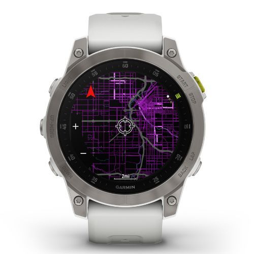 Garmin Epix 2 Sapphire HRM Elevate Ox orologio bianco 010-02582-21
