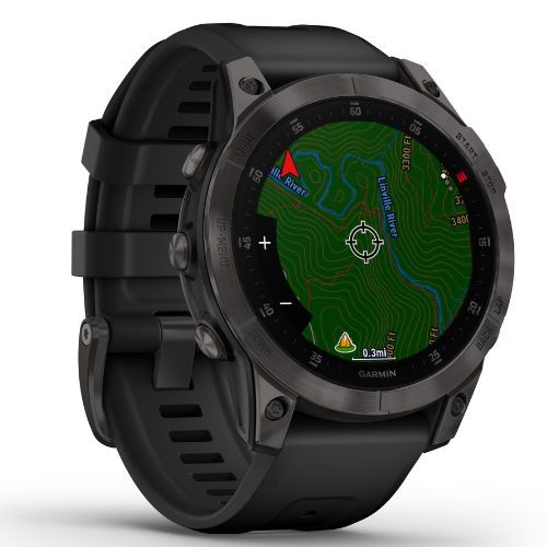 Garmin Epix 2 Sapphire HRM Elevate Ox orologio nero 010-02582-11
