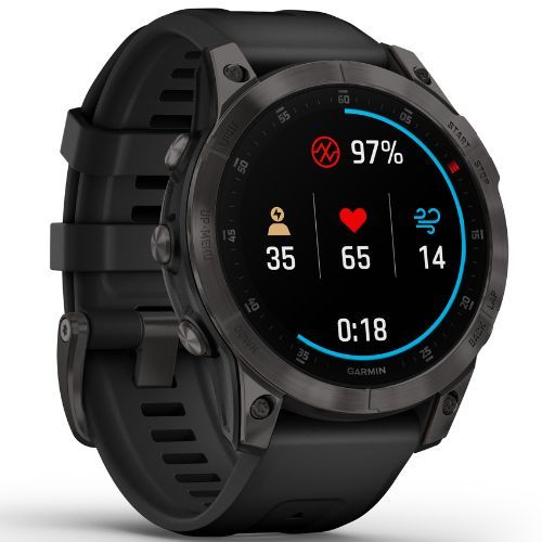 Garmin Epix 2 Sapphire HRM Elevate Ox orologio nero 010-02582-11