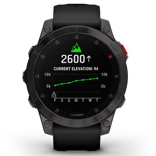 Garmin Epix 2 Sapphire HRM Elevate Ox orologio nero 010-02582-11