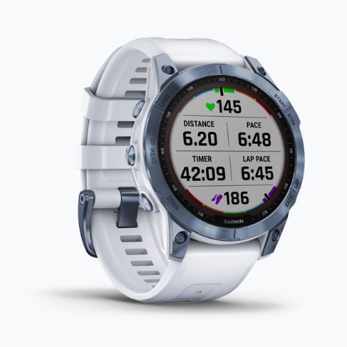 Garmin Fenix 7 Sapphire Solar Hrm Elevate Ox orologio blu 010-02540-25