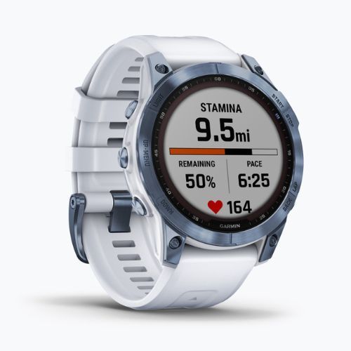 Garmin Fenix 7 Sapphire Solar Hrm Elevate Ox orologio blu 010-02540-25