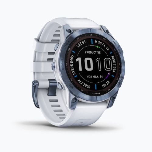 Garmin Fenix 7 Sapphire Solar Hrm Elevate Ox orologio blu 010-02540-25