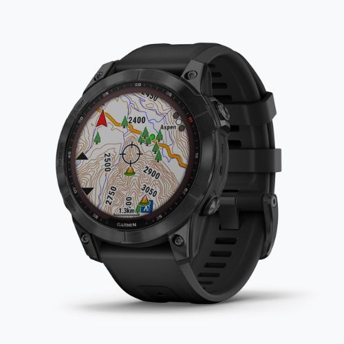 Garmin Fenix 7 Sapphire Solar Hrm Elevate Ox orologio nero 010-02540-35