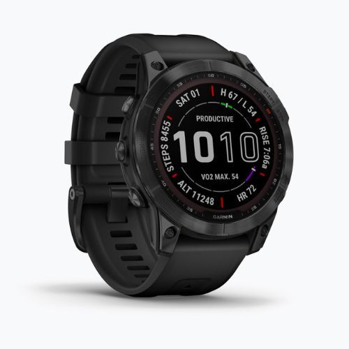 Garmin Fenix 7 Sapphire Solar Hrm Elevate Ox orologio nero 010-02540-35